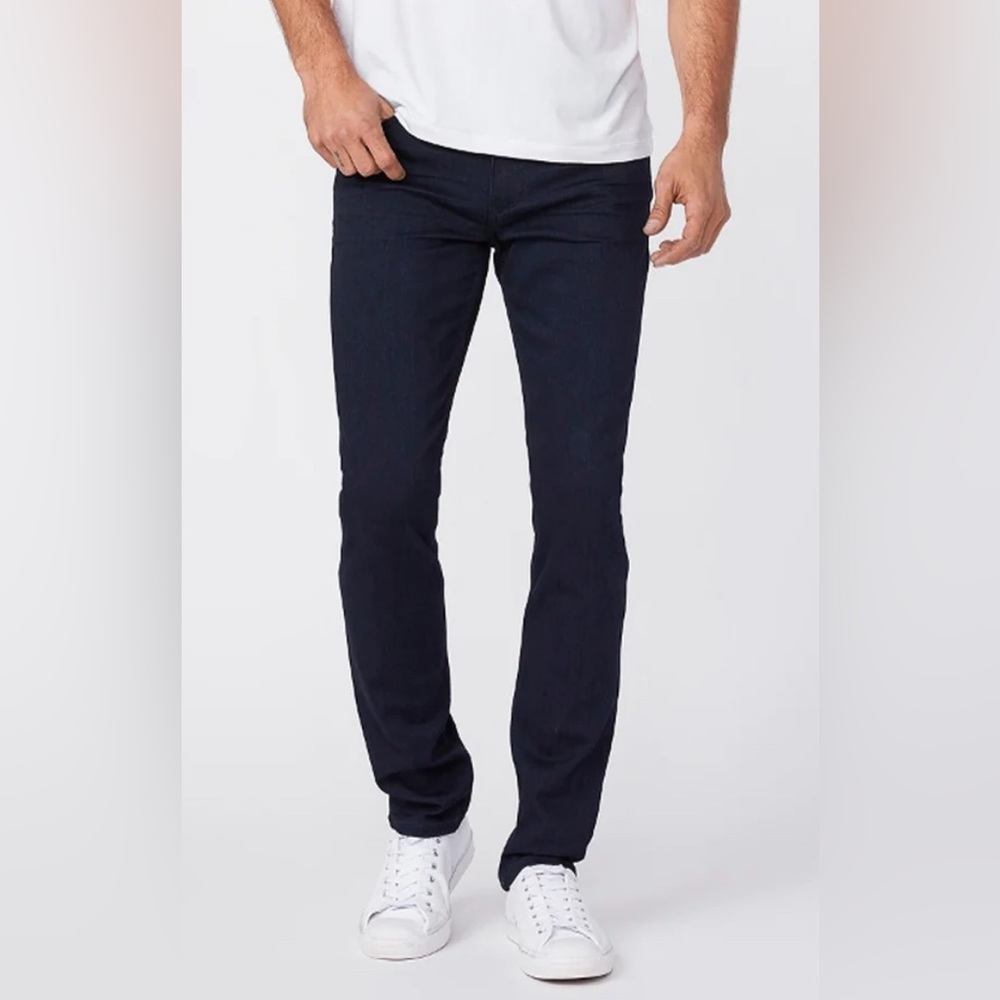 PAIGE Men's Slim Jeans in Dark Blue